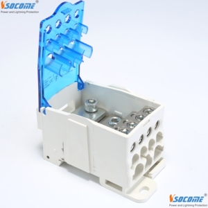 Barre <span class=keywords><strong>de</strong></span> distribution d'alimentation triphasée 80A, bloc <span class=keywords><strong>de</strong></span> terminaison compact pour station <span class=keywords><strong>de</strong></span> recharge <span class=keywords><strong>de</strong></span> véhicules électriques - Product Image 3