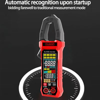 Pince Ampèremétrique Numérique, Testeur de Tension Multimètre CA Intelligent, Ampèremètre, Fréquencemètre, Capacimètre NCV pour Voiture