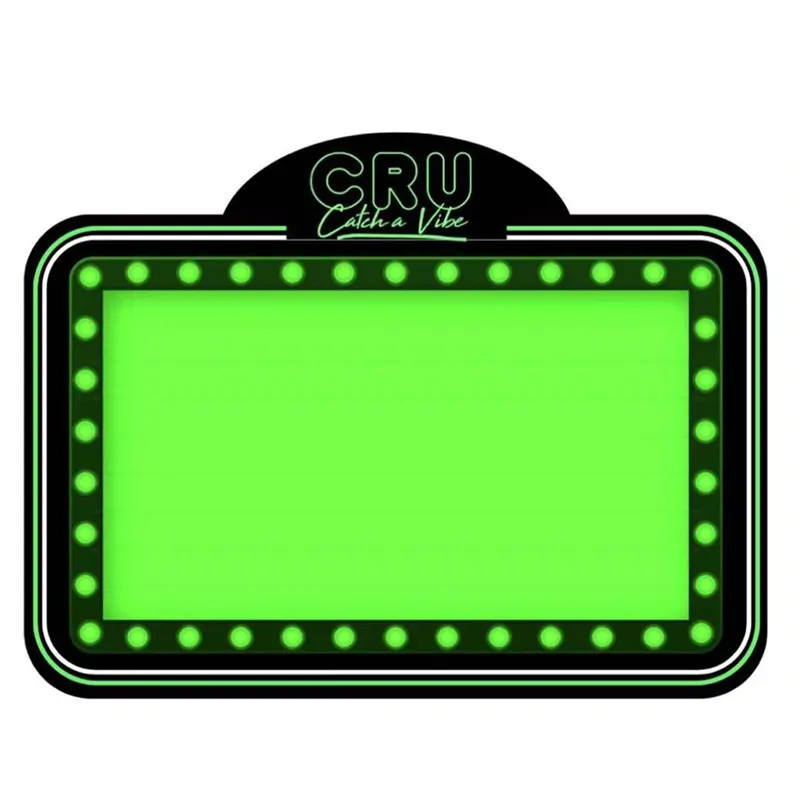 Logo kustom glifier LED layar gulir rak tampilan papan Presenter led bar pesan dapat diprogram