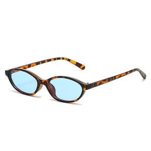 Lunettes de soleil de luxe pour femme, monture ovale intégrale de haute qualité, protection UV400, verres transparents légers, couleurs acidulées - Product Image 5