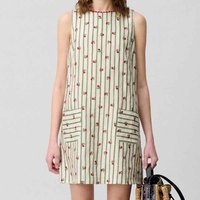 Mini-jupe droite sans manches pour femme, taille naturelle, tissée, avec double poche, couleur unie, vente en gros fabricant
