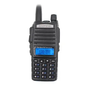 Talkie-walkie Portable BaoFeng UV-82 ptt, haute et basse puissance, double bande, 2 voies, Radio longue portée