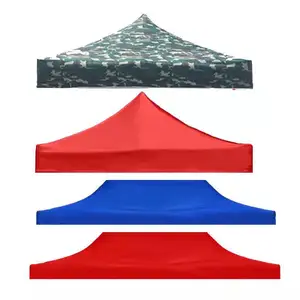सस्ते उच्च गुणवत्ता आउटडोर डेरा डाले हुए gazebo छत के ऊपर के साथ हार्ड तम्बू प्रदर्शनी के लिए पिछवाड़े के लिए ऑक्सफोर्ड बैग