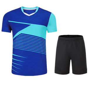 Volleybal Badminton Dames Kinderen Korte Mouwen Sneldrogende Print Set Tenniskleding Uniforme De Badminton Sportkleding - Product Image 2
