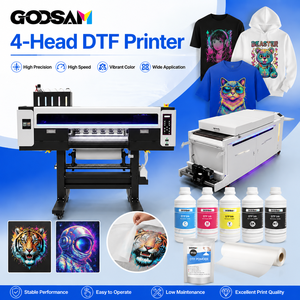 A1 60cm Wide Format Dtf Printer Dual Four Head XP600 I1600 I3200 Direct to Film <b>Printing</b> <b>Machine</b> High Speed for T-Shirt Business - Product Image 1