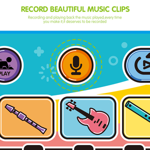 Juguete educativo de alta calidad de dibujos animados coloridos Jouet Kids Dancing Musical Floor Piano Keyboard Play Mat - Product Image 5