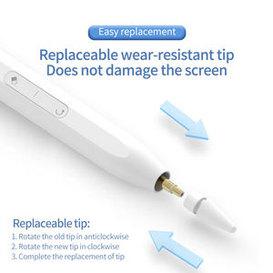 Stylet tactile capacitif rechargeable pour tablette <span class=keywords><strong>iPad</strong></span>, avec gomme intégrée et fonction de clic rétractable – Vente en gros usine - Product Image 5