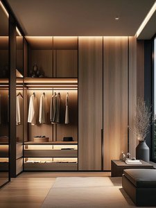 <span class=keywords><strong>Vestidor</strong></span> a Medida Estilo Italiano BALOM, Iluminación LED Integrada en el Techo, <span class=keywords><strong>Armarios</strong></span> y Estantes de Exhibición - Product Image 6