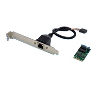 Kartu Jaringan Ethernet Empat Kecepatan 2.5GBASE-T Port Tunggal Internal M.2 B+M I225-T1, ROHS, Tersedia