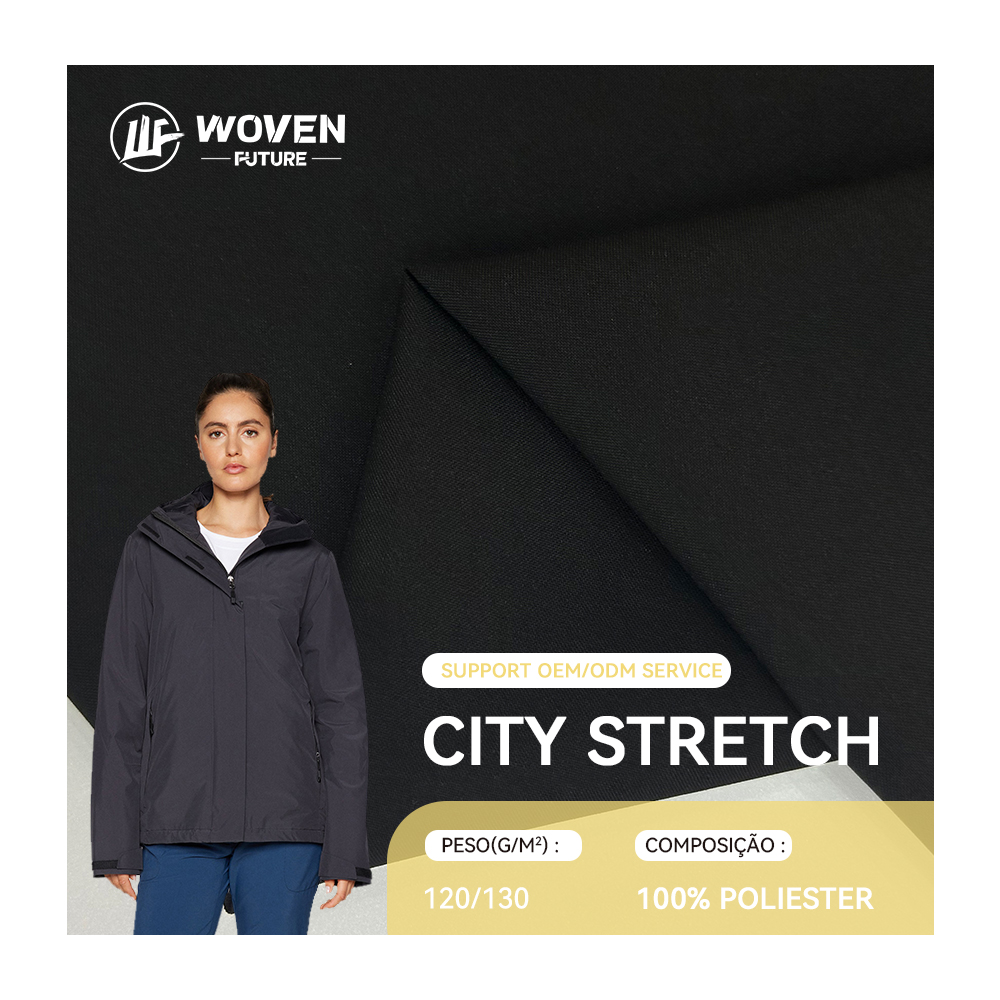 Shaoxing Wovenfuture Tejido 150d Tela Tecidos Para Roupas Сверхлегкий материал из ТПУ из микрофибры, механическая эластичная ткань