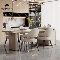 Fauteuil de salle de négociation d'hôtel de luxe léger, chaise de salle à manger haut de gamme, chaise à dossier pour restaurant occidental