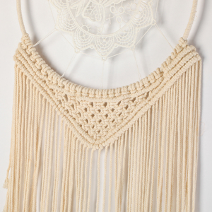 <span class=keywords><strong>Acchiappasogni</strong></span> Decorativo in Macramè di Cotone Intrecciato, Design Creativo Moderno e Personalizzabile - Product Image 5