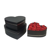 Boîtes rigides en forme de cœur personnalisables et recyclables de luxe pour cadre photo et emballage cadeau