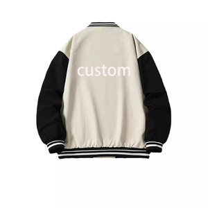 Blouson Homme Personnalisé Tendance Ample Style Baseball Sport Mode Marque Étudiant Décontracté Color Block Haut - Product Image 1