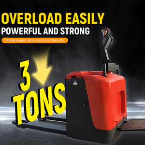 รถยกพาเลทไฟฟ้าแบบยกเอง 3000 กก. ใหม่ พร้อมปั๊ม มอเตอร์ แบตเตอรี่ รถยกพาเลท 3 ตัน - Product Image 4