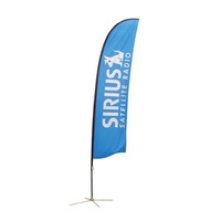 Drapeau extérieur en forme de larme pour porte ouverte sac en toile inclus-bannière volante Promotion publicité Bali Bow Beach Style