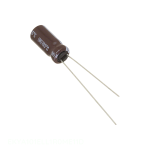 Condensateur original CAP ALUM 1UF 20% 100V RADIAL TH 1 uF à montage traversant EKYA101ELL1R0ME11D - Product Image 1