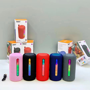 Rx07 TWS Xách Tay Vải không dây lưới RGB Màu loa đi xe đạp ngoài trời âm thanh âm nhạc hộp âm thanh BT Loa - Product Image 4