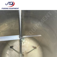Cuve de mélange de liquides chauffée à la vapeur électrique en acier inoxydable 304 316 SS avec agitateur pour le traitement alimentaire et chimique