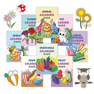 4 Packs/8 Packs Livre d'activité de <span class=keywords><strong>dessin</strong></span> à colorier personnalisé pour enfants Halloween Noël Pâques Saint-Valentin Party Arts Supplies - Product Image 4