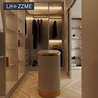 Armoire avec portes en verre de design italien de haute qualité, miroir, multi-couches, moderne, pour chambre à coucher, dressing, grande capacité, pour vêtements