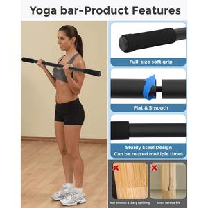 EIGFOH Yoga Stick-6 - Fortalece los músculos centrales con un diseño duradero para ejercicios de pilates y fitness - Product Image 2