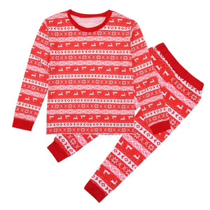 Custom Christmas Nordic <strong>Family</strong> <strong>Matching</strong> Pajamas Set Polyester Sleepwear for Men Women Kids Xmas Pjs Dropshipping POD MOQ 1PC <strong>Pj</strong> - Product Image 3