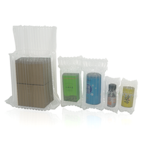 Sac à colonne d'air en forme de Q, protection gonflable pour bouteille de vin en PA/PE, emballage pour expédition