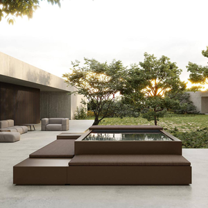 <span class=keywords><strong>Mini</strong></span> piscine jacuzzi moderne de petite taille, surélevée, en fibre de verre, pour bain à remous et piscine à eau chaude pour la maison - Product Image 2