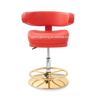 Chaise de casino moderne noire tabouret de bar réglable pour machine à sous pour la maison, hôtel ou salle à manger utilisé dans les casinos de Las Vegas
