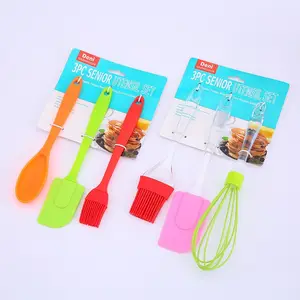 Küchen set Home Küchen helfer Egg Beater Kleines Silikon-Küchen geschirr Set Einteiliger Schaber Öl bürste Backwerk zeuge