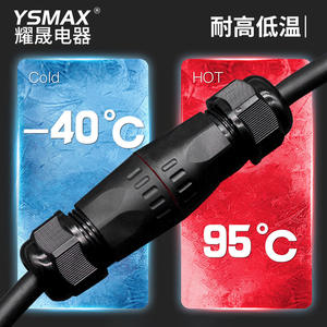 ขั้วต่อสายไฟ Ys Splice Connectors 3P 0.08-4 มม. แบบเสียบปลั๊ก กันน้ำ สำหรับใช้งานกลางแจ้ง วัสดุ PC สำหรับสายไฟแบบยุโรป - Product Image 4