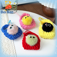 Fabricant de Peluches de Haute Qualité : Mini Animaux en Peluche Faits Main au Crochet pour Breloques de Sac, Pendentifs et Porte-clés en Peluche de Dessins Animés – En Stock