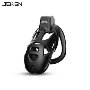 Productos sexuales, jaula de castidad, bloqueo de pene de seguridad, con bloqueo CB funda de silicona, anillo de pene hueco para Bondage, jaula de castidad - Product Image 3