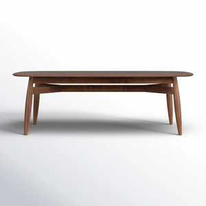 Modern Solid Wood Dining <b>Table</b> for Home and Restaurant Use Heavy Duty Natural Oak Finish Dining <b>Table</b> with Smooth Surface - Product Image 1