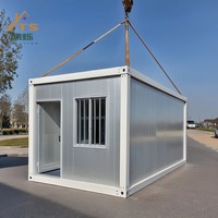Maisonnette modulaire de luxe de 20 à 40 pieds, préfabriquée, pour camping et hôtel, avec panneaux sandwich, design contemporain