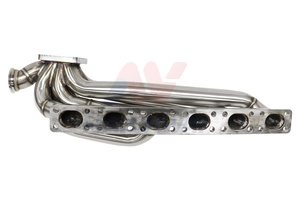Colector de Escape Turbo de Alto Rendimiento MATCHWAY de Acero Inoxidable 304 Cepillado de 3 mm de Grosor y 42 mm de Diámetro Exterior para <span class=keywords><strong>BMW</strong></span> E36 <span class=keywords><strong>M50</strong></span> M52 S50 S52 - Product Image 5