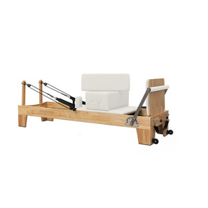 Máquina de estudio de ejercicios de cama de Pilates estable de Yoga de madera de roble, reformador de Pilates de alta calidad para gimnasio y hogar - Product Image 3