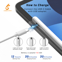 Lápiz Digital Ksentry de Increíble Sensibilidad con Repulsión a la Palma, Magnético, Universal, Activo, Capacitivo, Metálico para Pantallas Táctiles de Tablets