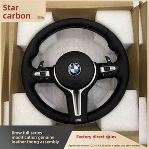 Volante Deportivo de Cuero para <span class=keywords><strong>BMW</strong></span> 320 525 F10 F30 E90 F70 E71 F31 F32 X5 X6 F01 F07 F20 F11 F22 Serie 7 Serie 4 Serie 5 - Product Image 2