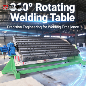 Table de soudage rotative robuste, poste de travail réglable pour la fabrication métallique - Product Image 1