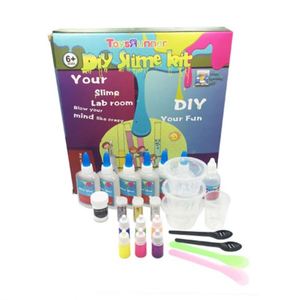 Divertido Kit de Suministros para Hacer Slime, Arcilla Rosa, Pegamento Plástico, Activador, Kit de Slime DIY para Niños, Juguetes para Aliviar el Estrés - Product Image 1