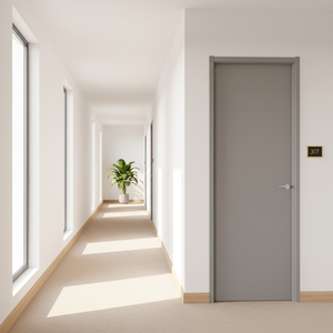 Puerta Insonorizada de Madera Maciza Compuesta con Triple Sellado Tipo T para Hotel, 55dB, Pintura Ecológica a Base de Agua, Tamaño y Forma Personalizados, <span class=keywords><strong>Vista</strong></span> al Lago - Product Image 5