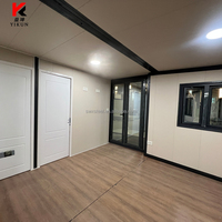 Maison Modulaire Préfabriquée de Luxe à 1-2 Étages en Conteneur EPS, Bureau, Mini-Maison, Balcon sur le Toit, Maison Mobile Portable pour Appartement et Hôtel