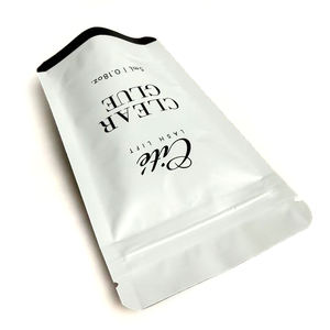 Bolsa de plástico Mylar blanca pequeña impresa personalizada, bolsa con cierre hermético, bolsa para muestras de cosméticos - Product Image 5