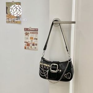 Borsa a Tracolla da Donna WEEKS ZP8280 Stile Y2K con Chiusura a Cerniera, Impermeabile, a Mezzaluna, Portatile per Telefono e Uso Sottobraccio - Product Image 3