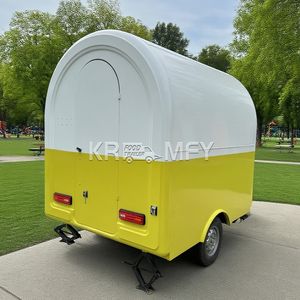 Camión de Comida Rápida Redondo para Panadería y Barbacoa, Remolque de Comida para Exteriores, Remolques de Comida con Cocina Totalmente Equipada - Product Image 2