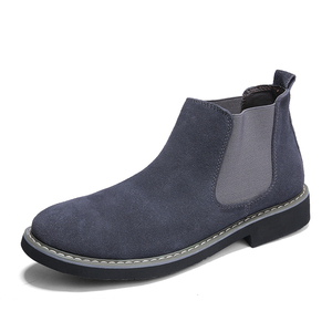 Botas de Hombre Borsa, Botas de Piel Auténtica hasta el Tobillo, <span class=keywords><strong>Punta</strong></span> Puntiaguda, Botas Chelsea Cómodas para Hombre - Product Image 3