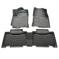 Tapis de sol de voiture 3D en TPE thermoformé double couche de luxe personnalisé, antidérapant, à bords profonds pour HONDA CRV 2007-2011