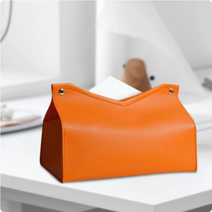 Da mô hộp máy tính để bàn mô trường hợp khăn ăn chủ lưu trữ container trang trí nhà bếp hộp giấy bìa - Product Image 5